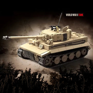 WWII Tiger I Zware Tank Bouwblokset