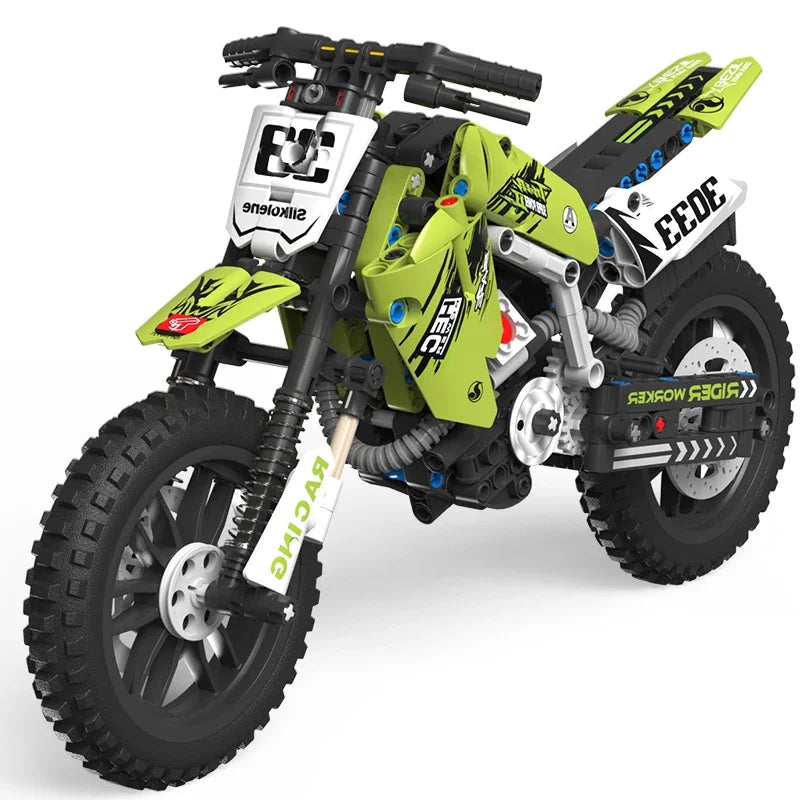 Motor Bouwset – Schaalmodel Motorfiets van Bouwblokken