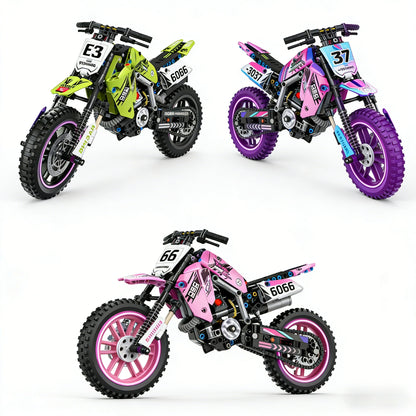 Motor Bouwset – Schaalmodel Motorfiets van Bouwblokken