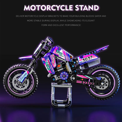 Motor Bouwset – Schaalmodel Motorfiets van Bouwblokken