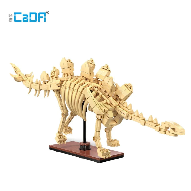 Stegosaurus Skelet Bouwset – Dinosaurus Fossiel Schaalmodel van Bouwblokken